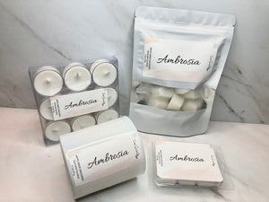 Contains Tumbler 8.5oz, Wax Melts 3.5 oz, Clamshell 2.4 oz, and Tealights 9ct
